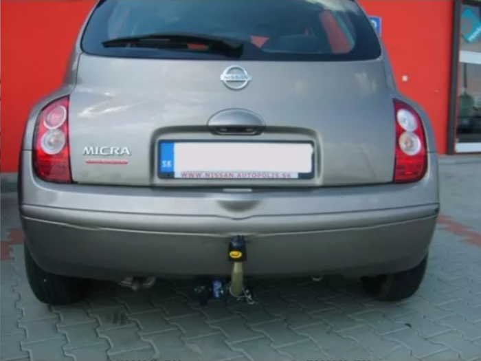 Carlig remorcare Nissan Micra 3/5 usi 2003 - 2010 demontabil automat cu maneta [3]