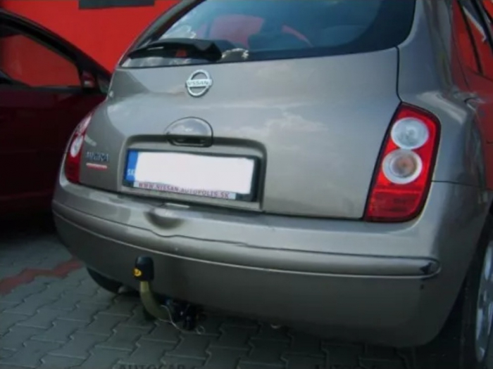 Carlig remorcare Nissan Micra 3/5 usi 2003 - 2010 demontabil automat cu maneta [4]
