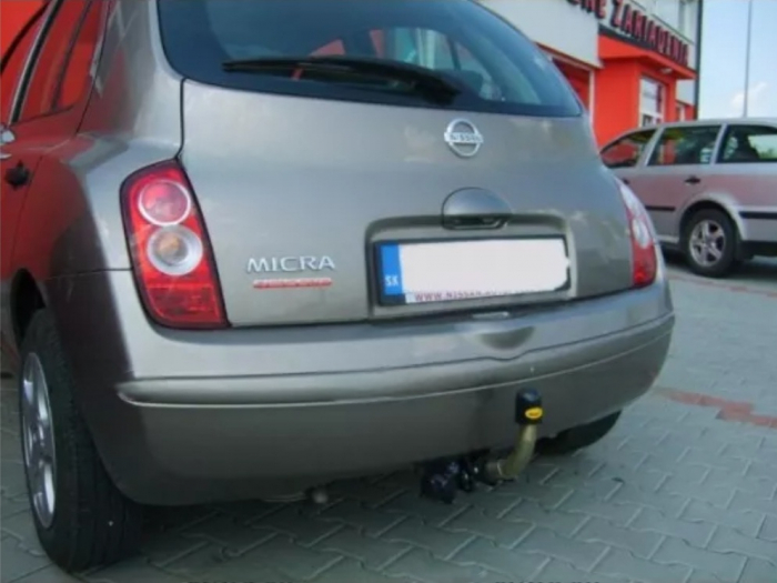 Carlig remorcare Nissan Micra 3/5 usi 2003 - 2010 demontabil automat cu maneta [2]