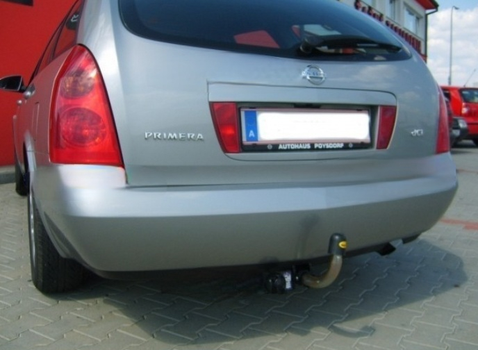 Carlig remorcare Nissan Primera combi dupa 2002 demontabil automat cu maneta marca Autohak [2]