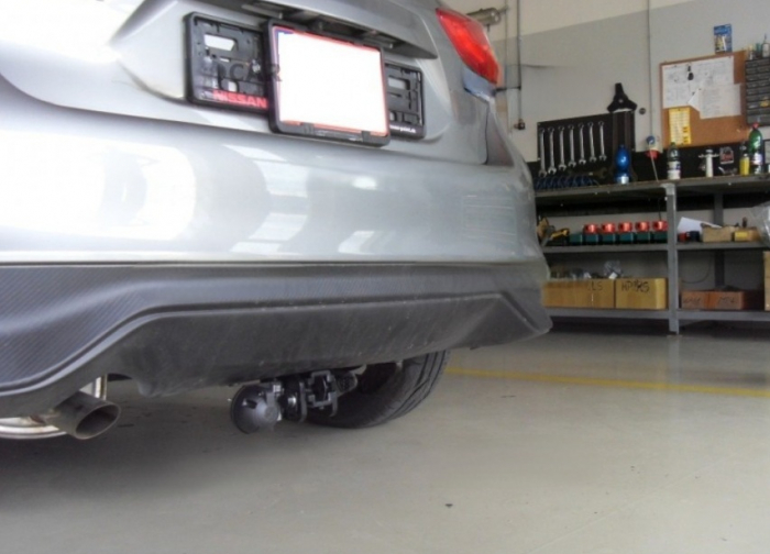 Carlig remorcare Nissan Pulsar dupa 2014 demontabil automat cu maneta marca Autohak [6]