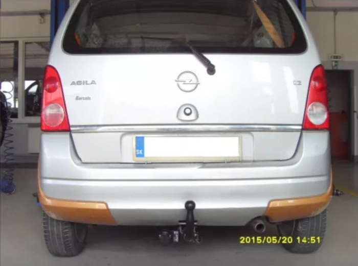 Carlig remorcare Opel Agila 2002 - 2008 demontabil automat cu maneta [7]