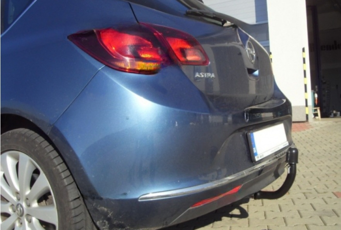 Carlig remorcare Opel Astra J htb 2009 - 2015 demontabil automat vertical marca Autohak [4]