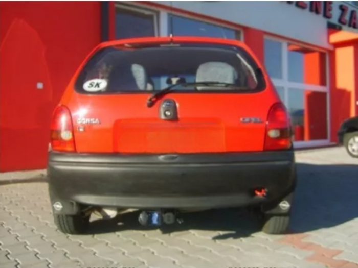 Carlig remorcare Opel Corsa B htb 1993 - 2000 demontabil automat cu maneta [2]