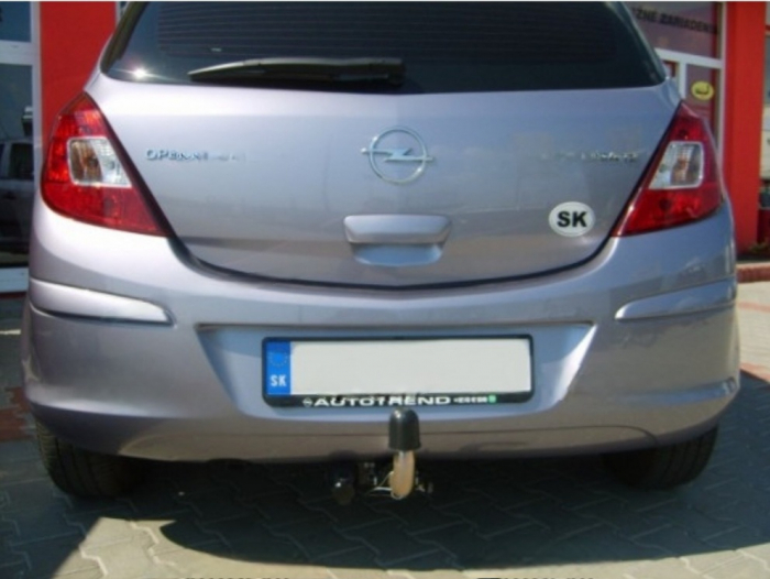 Carlig remorcare Opel Corsa E 2014 - 2019 demontabil automat cu maneta marca Autohak [2]