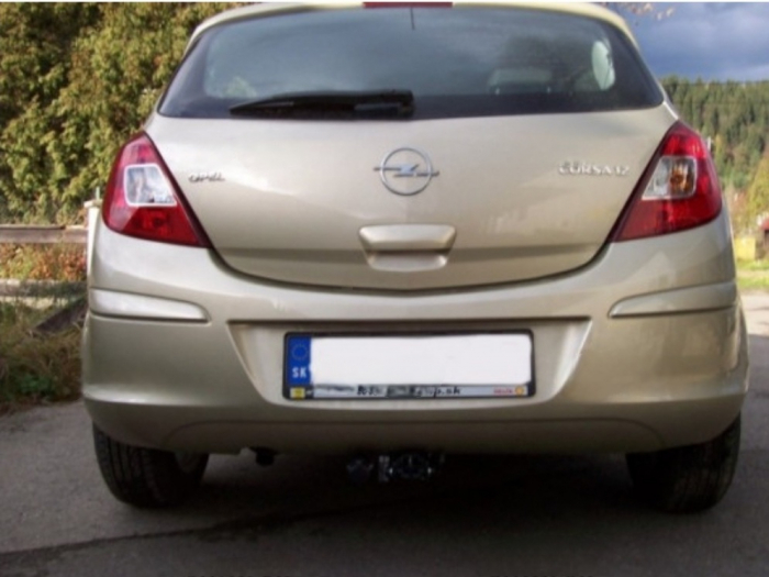 Carlig remorcare Opel Corsa E 2014 - 2019 demontabil automat cu maneta marca Autohak [5]
