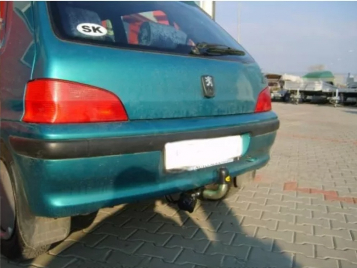 Carlig remorcare Peugeot 106 htb 1996 - 2003 demontabil automat cu maneta [4]