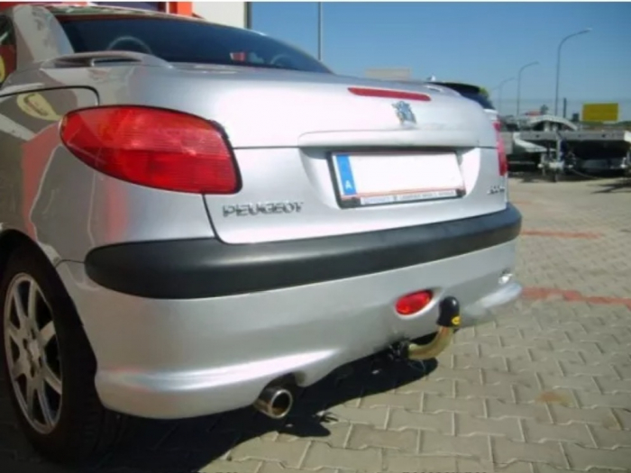 Carlig remorcare Peugeot 206 CC 2003 - 2009 demontabil automat cu maneta [2]