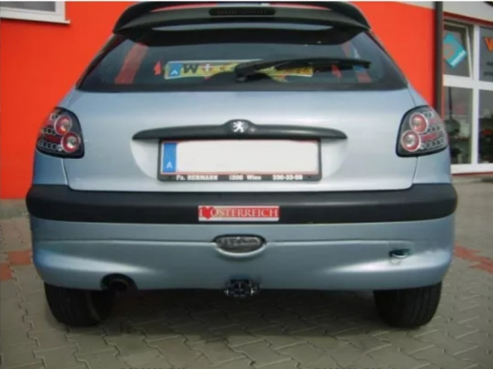Carlig remorcare Peugeot 206 htb 1998 - 2003 demontabil automat cu maneta [6]