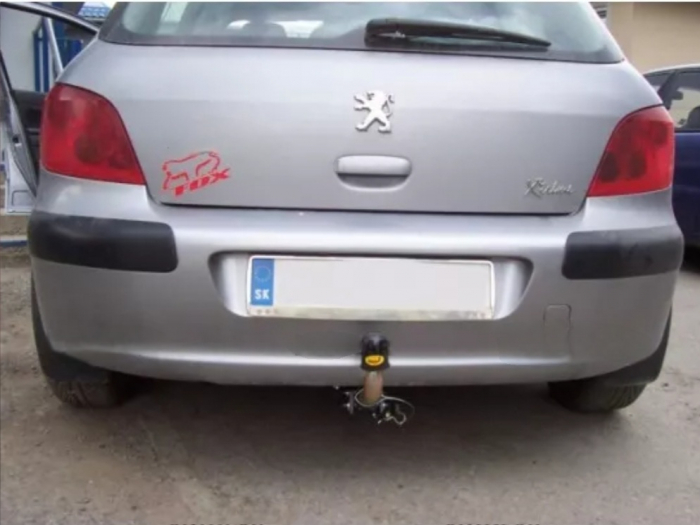 Carlig remorcare Peugeot 307 htb 2001 - 2011 demontabil automat cu maneta [6]
