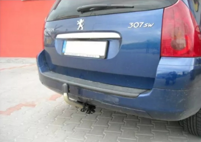 Carlig remorcare Peugeot 307 sw 2001 - 2011 demontabil automat cu maneta [4]