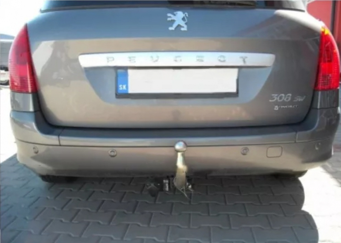 Carlig remorcare Peugeot 308 sw 2007 - 2014 demontabil automat cu maneta [3]