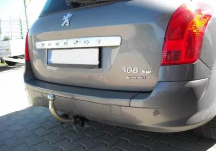 Carlig remorcare Peugeot 308 sw 2007 - 2014 demontabil automat cu maneta [2]