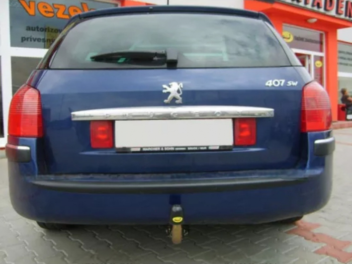 Carlig remorcare Peugeot 407 combi 2004 - 2008 demontabil automat cu maneta [3]