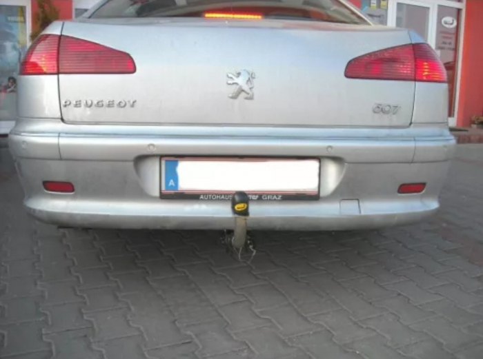 Carlig remorcare Peugeot 607 berlina 2000 - 2010 demontabil automat cu maneta [2]