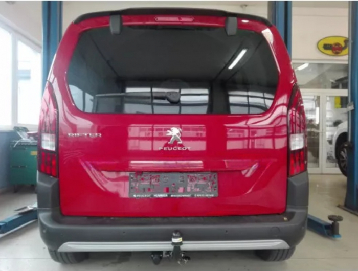 Carlig remorcare Peugeot Rifter L1 van 2018 - prezent demontabil automat cu maneta [4]