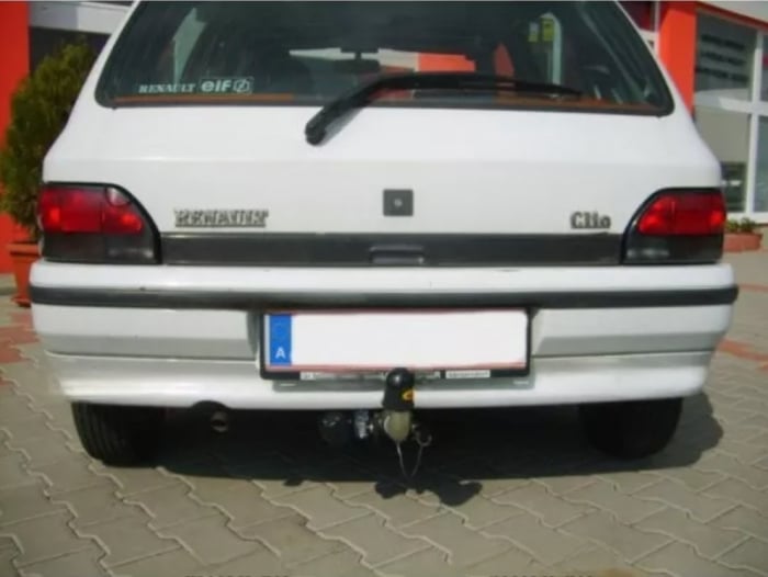 Carlig remorcare Renault Clio I 3/5 usi 1990 - 1998 demontabil automat cu maneta marca Autohak [3]