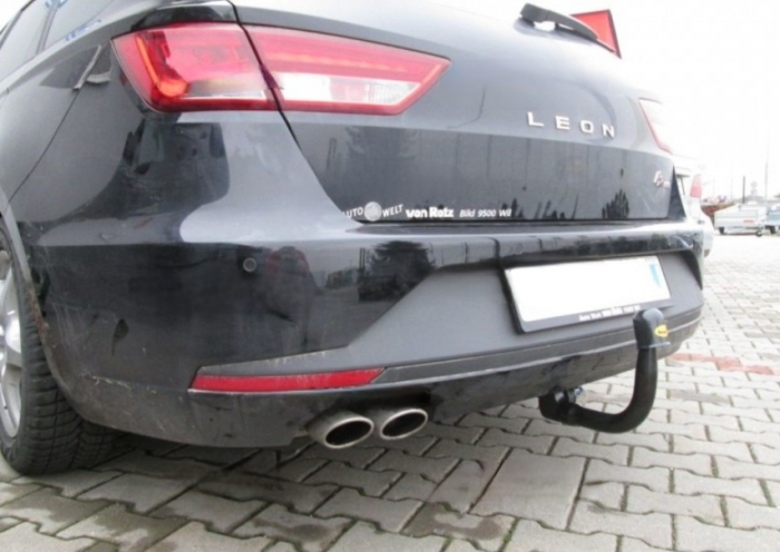 Carlig remorcare Seat Leon 2013 - 2018 demontabil automat vertical marca Autohak [8]
