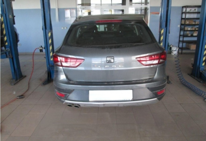 Carlig remorcare Seat Leon ST combi dupa 2013  demontabil automat vertical marca Autohak [10]