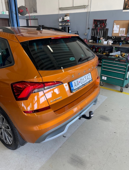 Carlig remorcare Skoda Kamiq dupa 08.2019 demontabil automat cu maneta marca Autohak [6]