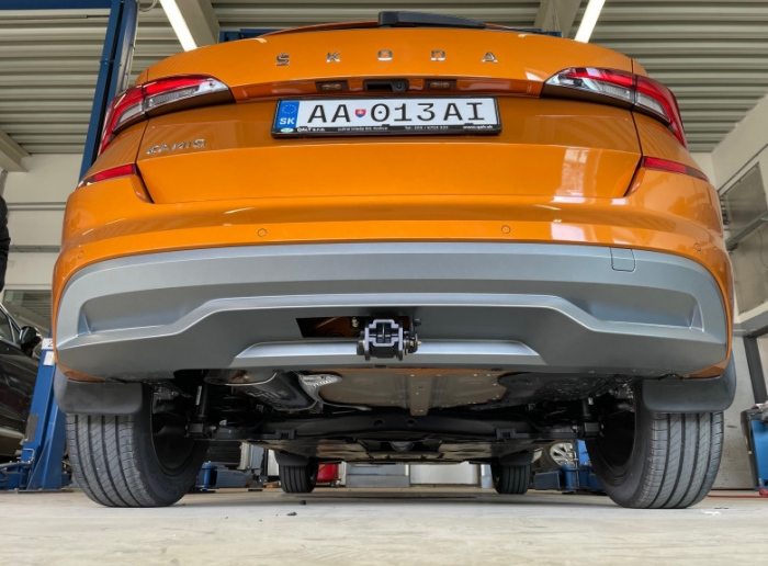 Carlig remorcare Skoda Kamiq dupa 08.2019 demontabil automat cu maneta marca Autohak [2]