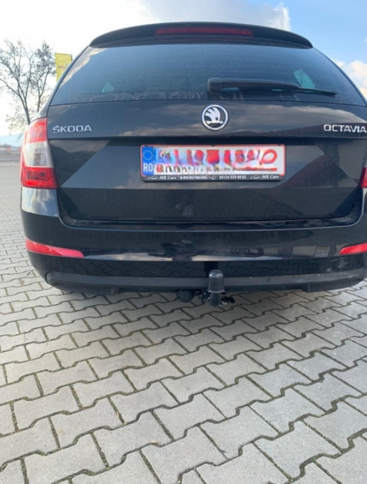 Carlig remorcare Skoda Octavia 3 2013 - 2019 demontabil automat cu maneta marca Autohak [2]