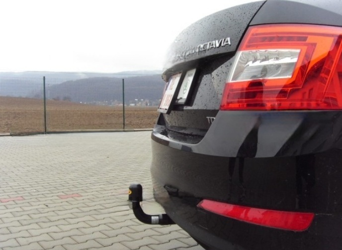 Carlig remorcare Skoda Octavia 3 2013 - 2019 demontabil automat vertical marca Autohak [4]