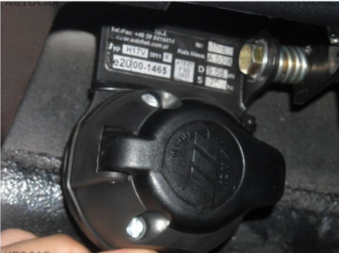 Carlig remorcare Skoda Superb 2008 - 2015 demontabil automat vertical marca Autohak [22]