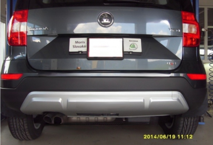 Carlig remorcare Skoda Yeti dupa 2014 demontabil automat vertical marca Autohak [8]