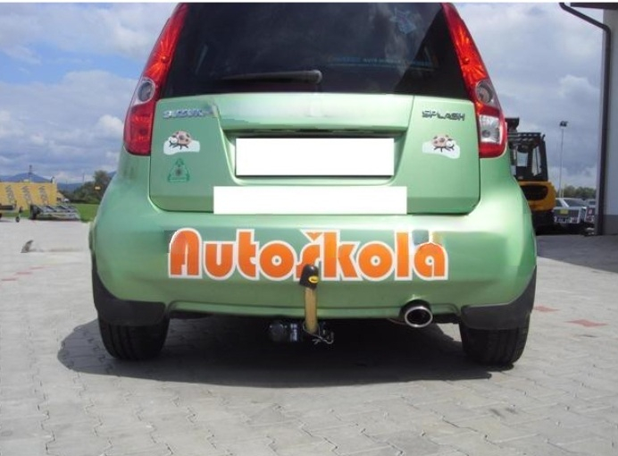 Carlig remorcare Suzuki Splash 5 usi 2008 - 2014 demontabil automat cu maneta marca Autohak [5]