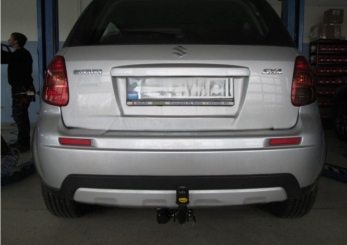 Carlig remorcare Suzuki SX4 3/5 usi tractiune fata 2006 - 2014 demontabil automat cu maneta marca Autohak [17]