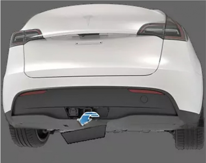 Carlig remorcare Tesla Model Y 5 usi cu preechipare 08/2021 - prezent demontabil automat orizontal [2]