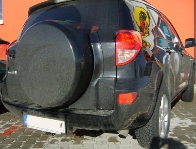 Carlig remorcare Toyota RAV 4 cu roata de rezerva 2009 - 2013 demontabil automat cu maneta marca Autohak [2]