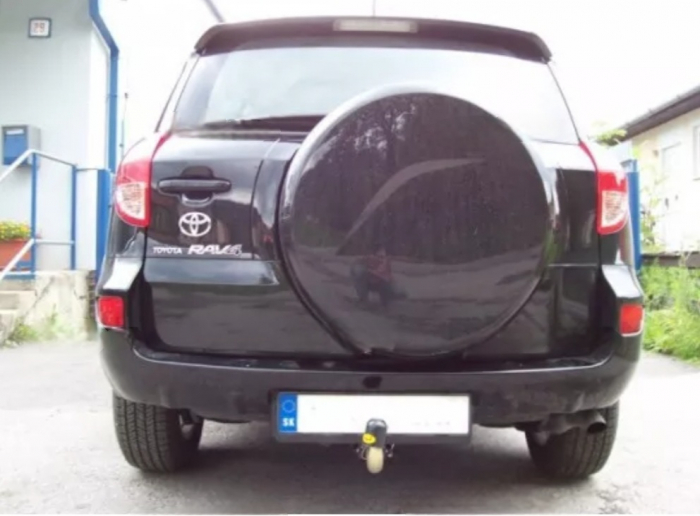 Carlig remorcare Toyota RAV 4  cu roata de rezerva 2005 - 2009 demontabil automat cu maneta [5]