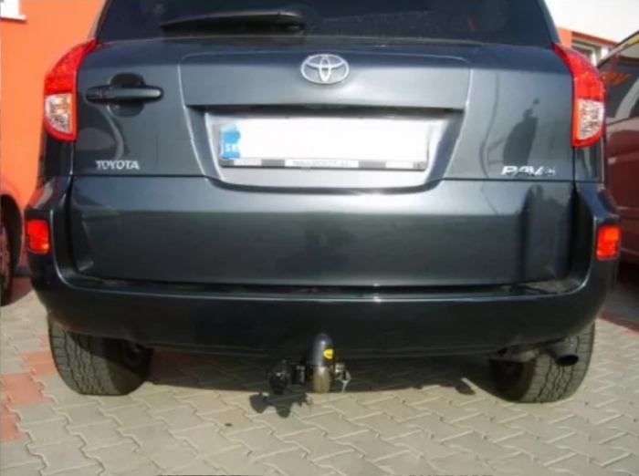 Carlig remorcare Toyota RAV 4  fara roata de rezerva 2005 - 2009 demontabil automat cu maneta [3]