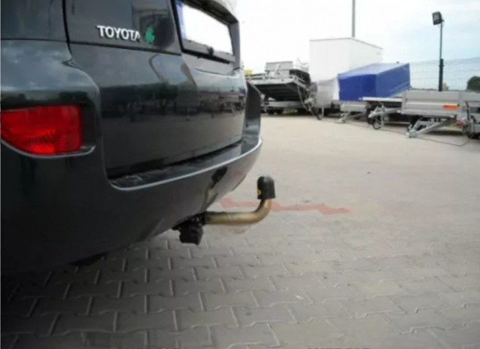 Carlig remorcare Toyota RAV 4  fara roata de rezerva 2009 - 2013 demontabil automat cu maneta [6]