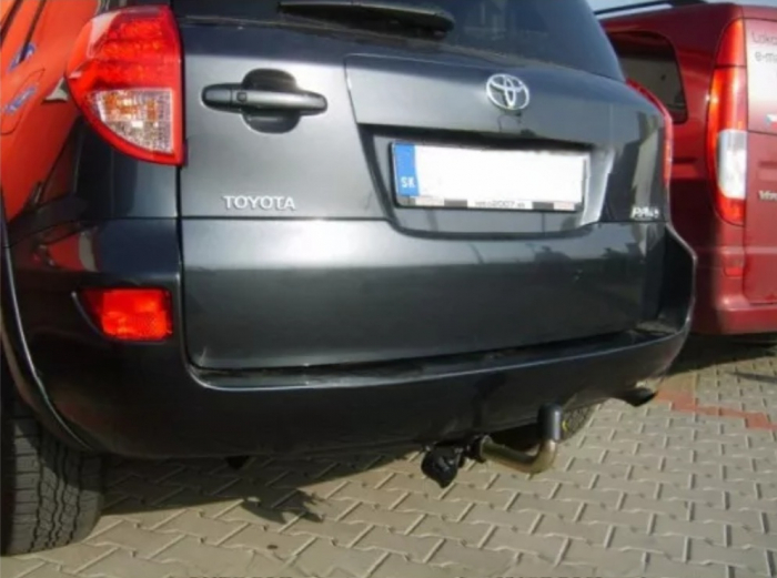 Carlig remorcare Toyota RAV 4  fara roata de rezerva 2009 - 2013 demontabil automat cu maneta [2]