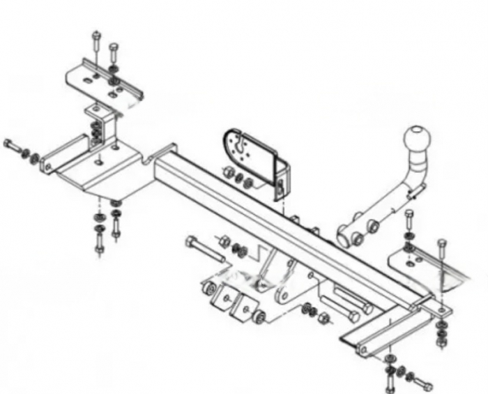 Carlig remorcare Volvo S40 1996 - 2000 marca Autohak [2]