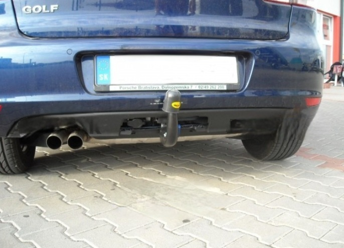 Carlig remorcare VW Golf 5, VW Golf 6 hatchback fabricat 2003 - 2010 demontabil vertical, marca Autohak [11]