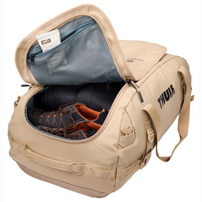 Geanta voiaj duffel, Thule, Chasm, 70L, Gentle Beige [4]