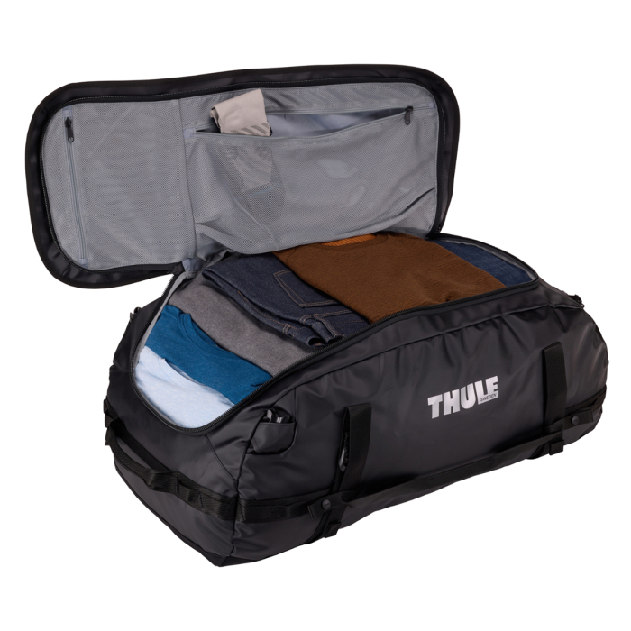 Geanta voiaj duffel, Thule, Chasm, 90L, Black [5]