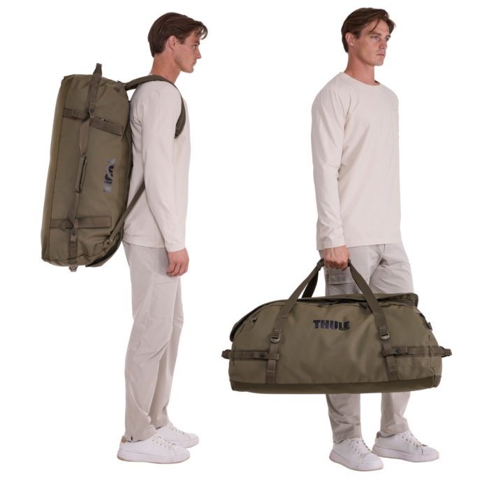 Geanta voiaj duffel, Thule, Chasm, 90L, Deep khaki [3]