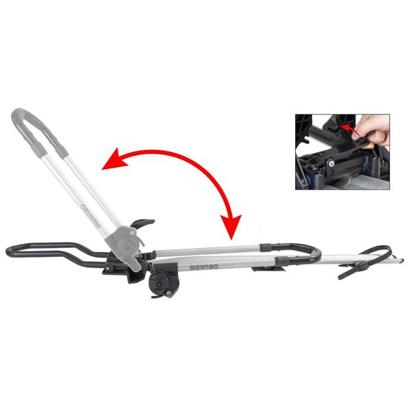 Packet 2 buc Suport bicicleta Menabo Chrono Twin-Pack cu prindere pe bare transversale [7]