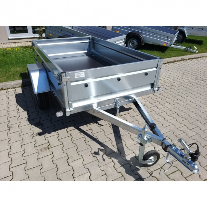 Remorca basculabila 750 kg punte simpla  2050x1220x390 mm. [4]