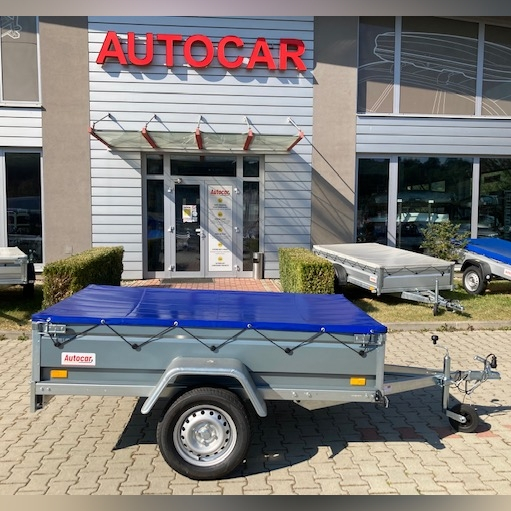 Remorca cu prelata 750 kg punte simpla 2050x1220x390 mm [2]