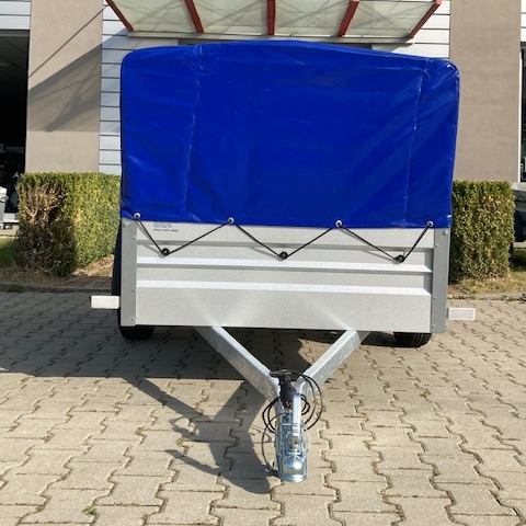 Remorca cu prelata si cadru 750 kg punte simpla 2050x1150x390 mm [2]