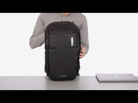 Rucsac urban cu compartiment laptop, Thule, Chasm, 26L, Black [6]