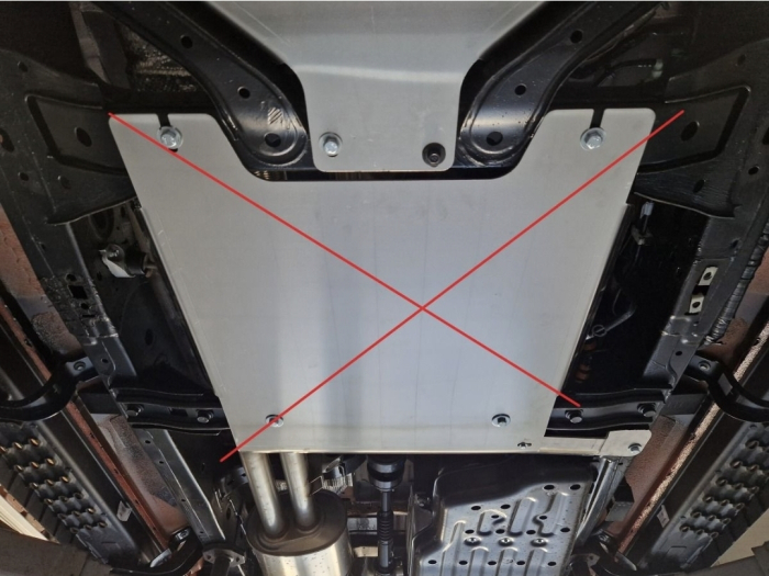 Scut aluminiu filtru combustibil, conducte Ford Ranger Raptor 2023 - prezent [5]