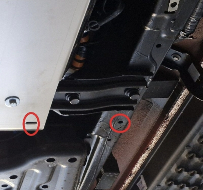 Scut aluminiu filtru combustibil, conducte Ford Ranger Raptor 2023 - prezent [3]