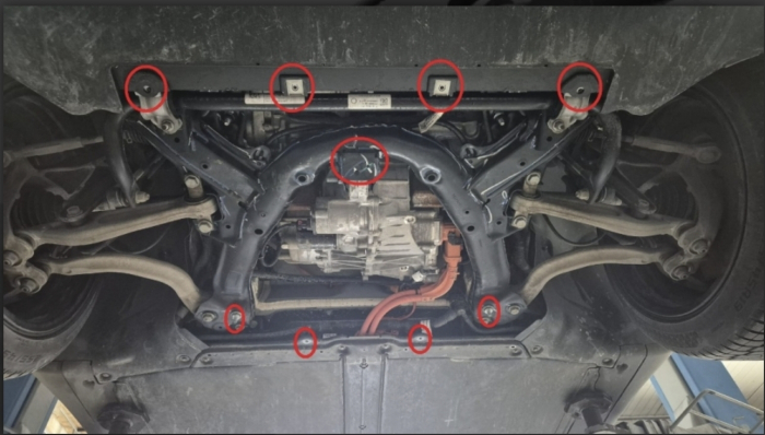 Scut aluminiu motor fata Tesla Model 3 AWD 2017-2026 [4]